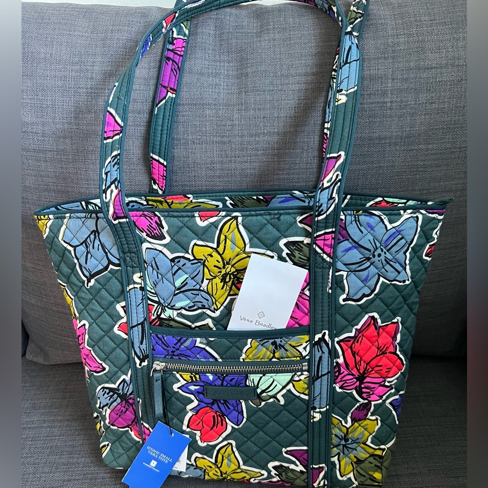 NWT VERA BRADLEY SMALL TOTE SHOULDER HANDBAG PURSE